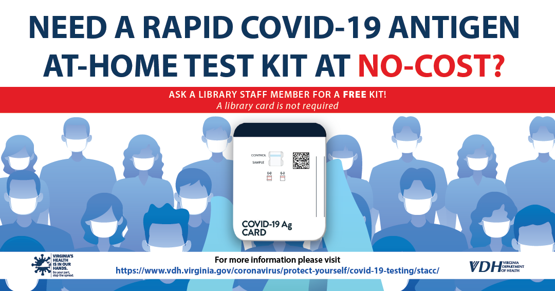 No Cost COVID Rapid Tests at the Library